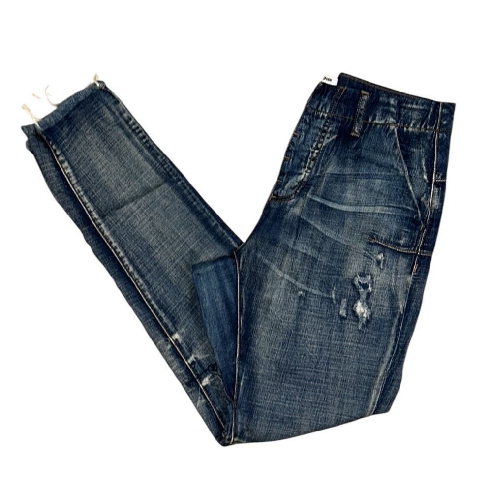 One Teaspoon Distressed Ripped Lightweight Jeans(Size 26)